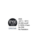 ΦΩΤΙΣΤΙΚΟ ΔΡΟΜΟΥ LED SMD DOB 100W 5000K 220-240V 10000lm 130°x60° IP65 ΓΚΡΙ UNIVERSE – 1-U013703