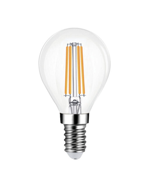 ΛΑΜΠΑ LED CROSS FILAMENT ΔΙΑΦΑΝΗ G45 6W E14 2700K 220-240V 1110lm/Β 360° UNIVERSE – 1-U013840
