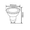 ΛΑΜΠΑ LED SMD MR16 GU10 9W 3000K 220-240V 100° 806lm/F UNIVERSE – 1-U013864