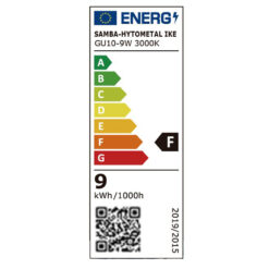 ΛΑΜΠΑ LED SMD MR16 GU10 9W 3000K 220-240V 100° 806lm/F UNIVERSE – 1-U013864