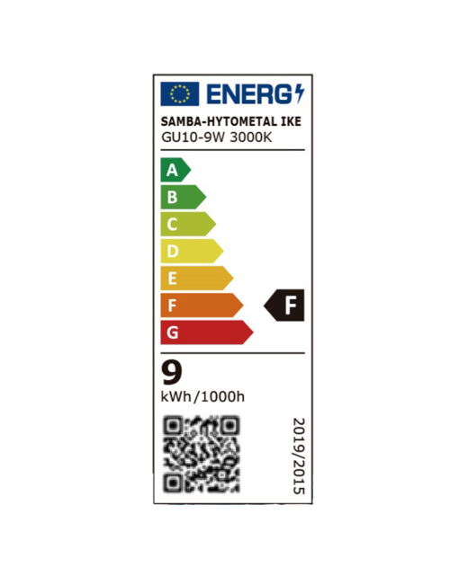 ΛΑΜΠΑ LED SMD MR16 GU10 9W 3000K 220-240V 100° 806lm/F UNIVERSE – 1-U013864