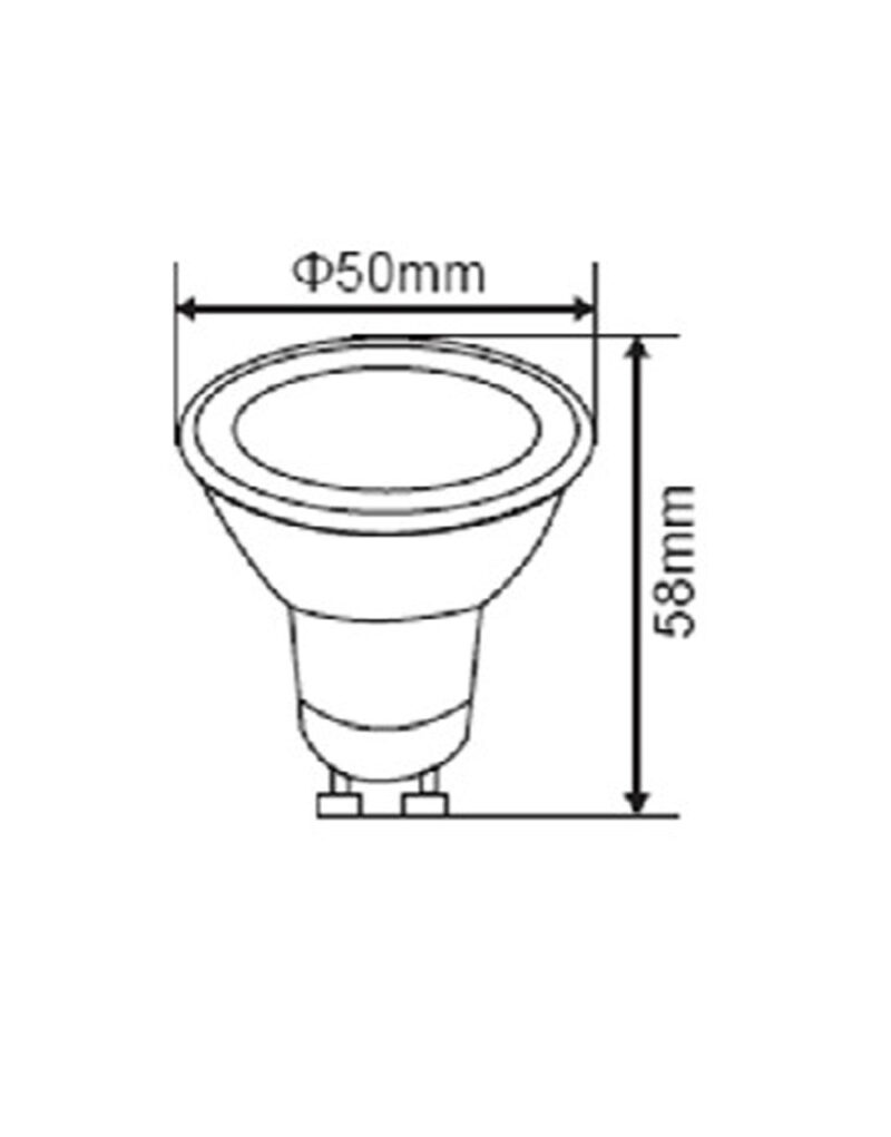 ΛΑΜΠΑ LED SMD MR16 GU10 9W 4000K 220-240V 100° 806lm/F UNIVERSE – 1-U013871
