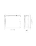 Heart’n’Soul Console Table 1.1m – Oak – 1-UM5653