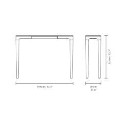 Heart’n’Soul Console Table 1.1m – Dark Oak – 1-UM5715