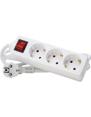 ΠΟΛΥΠΡΙΖΟ 3 ΘΕΣΕΩΝ ΜΕ ΚΑΛ. & ΔΙΑΚ. 1.4Μ ΛΕΥΚΟ KOPP – 1-K129713007