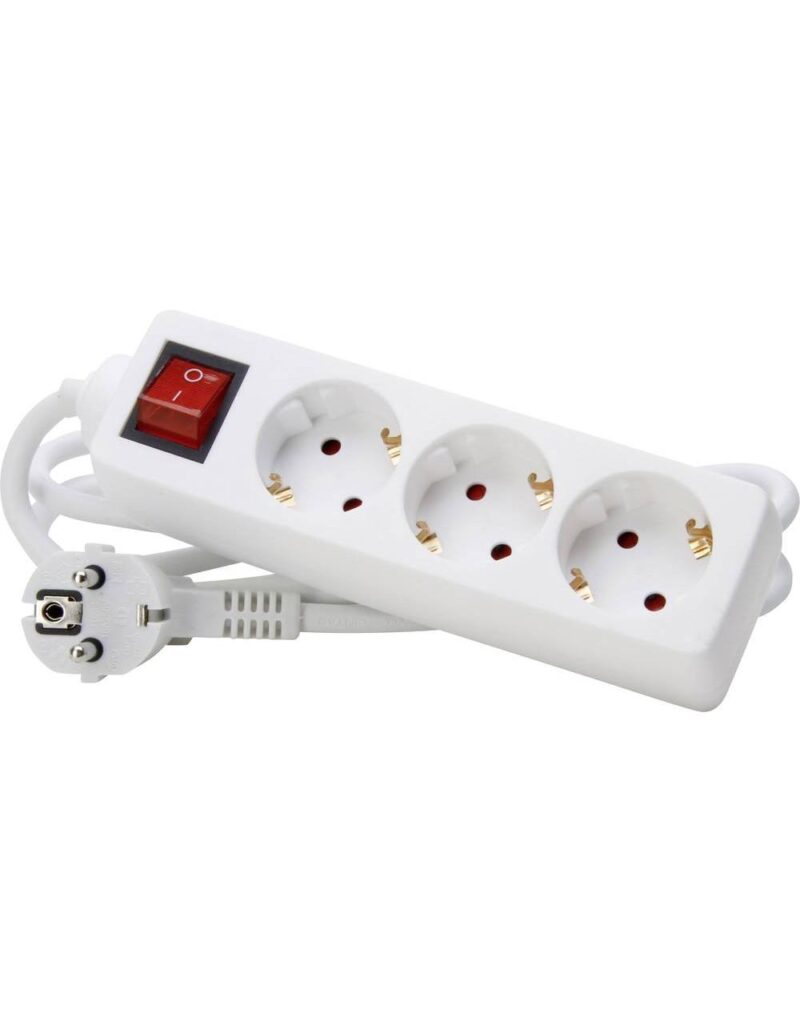 ΠΟΛΥΠΡΙΖΟ 3 ΘΕΣΕΩΝ ΜΕ ΚΑΛ. & ΔΙΑΚ. 1.4Μ ΛΕΥΚΟ KOPP – 1-K129713007