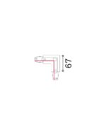 LINK 3-PHASE TRIMLESS L-CONNECTOR RIGHT ON-OFF BK – 1-ID169729