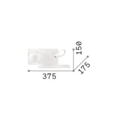 G95 MATE LED E27 8W 2700K DIMMABLE 850Lm – 1-FR17482