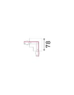 LINK 3-PHASE TRIM L-CONNECTOR LEFT ON-OFF WH – 1-ID188119