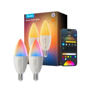 RGBWW Smart Wi-Fi LED Λάμπα Κερί Ε14 (2 pack) B600C Govee 1.SH.01.G072