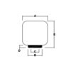 HAN LED BLACK WALL LAMP/WALL COAT RACK – 1-FR01001