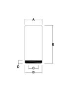 ΚΥΛΙΝΔΡΟΣ ΑΚΡΥΛΙΚΟΣ Φ109 Η230 ΟΠΑΛ ACRILUX – 2-AR210310040