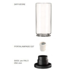 ΚΥΛΙΝΔΡΟΣ ΑΚΡΥΛΙΚΟΣ Φ109 Η230 ΟΠΑΛ ACRILUX – 2-AR210310040