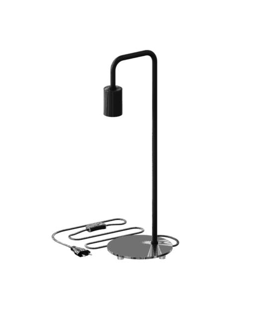 ΕΠΙΤΡΑΠΕΖΙΟ ΦΩΤΙΣΤΙΚΟ ΜΑΥΡΟ ΜΑΤ U-Line H53cm Ε27 MAX 60W ΜΕ ΚΑΛΩΔΙΟ KAI ΔΙΑΚΟΠΤΗ CALEX – 2-CX941100