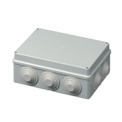 ΚΟΥΤΙ ΠΛΑΣΤ. IΡ55 190Χ140Χ70+10 ΣΤΥΠ – 2-EC400C6