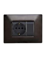 ΠΛΑΚΑ MYLIFE Q 3Μ ΜΑΥΡΟ ΜΕΤΑΛΛΙΚΟ – 2-ECL2883MB