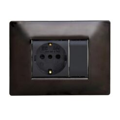 ΠΛΑΚΑ MYLIFE Q 3Μ ΜΑΥΡΟ ΜΕΤΑΛΛΙΚΟ – 2-ECL2883MB