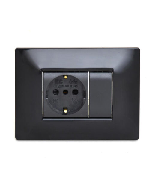 ΠΛΑΚΑ MYLIFE Q 3Μ ΜΑΥΡΟ – 2-ECL2883N