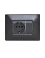 ΠΛΑΚΑ MYLIFE Q 3Μ ΜΑΥΡΟ – 2-ECL2883N