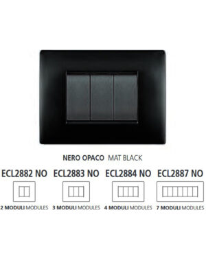 ΠΛΑΚΑ MYLIFE Q 3Μ ΜΑΥΡΟ – 2-ECL2883N