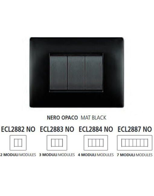 ΠΛΑΚΑ MYLIFE Q 3Μ ΜΑΥΡΟ – 2-ECL2883N