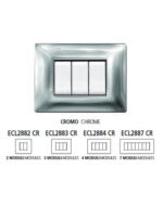 ΠΛΑΚΑ MYLIFE Q 4Μ ΧΡΩΜΙΟ – 2-ECL2884CR