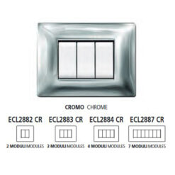ΠΛΑΚΑ MYLIFE Q 4Μ ΧΡΩΜΙΟ – 2-ECL2884CR