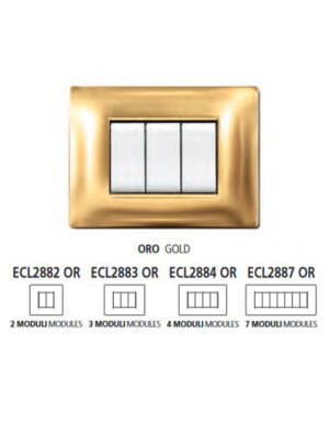 ΠΛΑΚΑ MYLIFE Q 4Μ ΧΡΥΣΟ – 2-ECL2884OR
