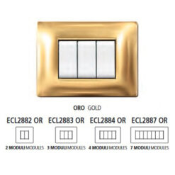 ΠΛΑΚΑ MYLIFE Q 7Μ ΧΡΥΣΟ – 2-ECL2887OR