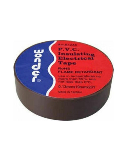 ΜΟΝΩΤΙΚΗ ΤΑΙΝΙΑ ΚΑΦΕ 0,13x19mm x20Y WONDER – 2-GR150006