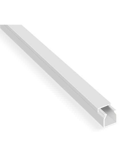 Κανάλι αυτοκόλλητο PVC λευκό 12Χ12  MUTLUSAN – 2-MTSMA1212