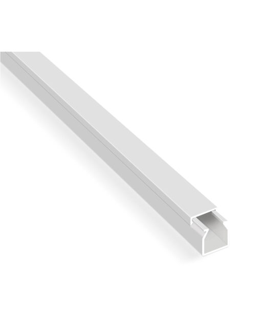 Κανάλι αυτοκόλλητο PVC λευκό 16Χ16  MUTLUSAN – 2-MTSMA1616