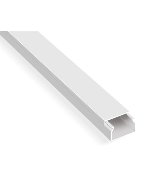 Κανάλι αυτοκόλλητο PVC λευκό 20Χ10  MUTLUSAN – 2-MTSMA2010