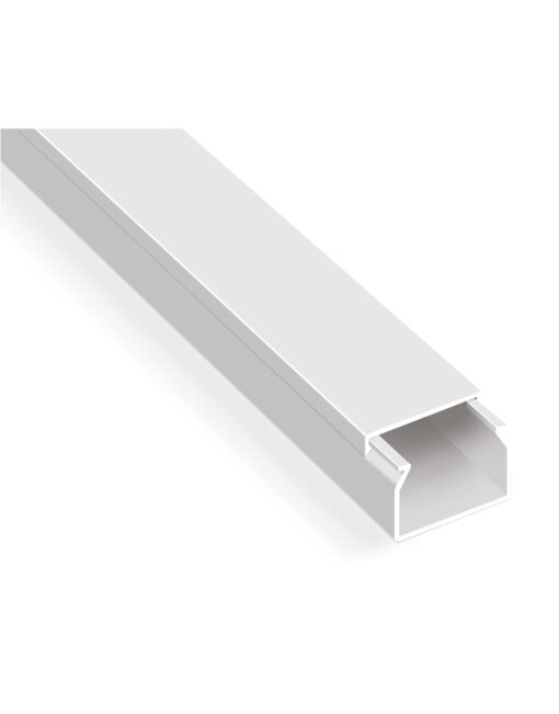 Κανάλι αυτοκόλλητο PVC λευκό 25Χ16  MUTLUSAN – 2-MTSMA2516