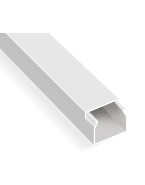 Κανάλι αυτοκόλλητο PVC λευκό 80Χ40  MUTLUSAN – 2-MTSMA8040