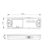 ΦΩΤΙΣΤΙΚΟ LED SMD 3W 6500Κ 230V ΕΠΑΝΑΦΟΡΤΙΖΟΜΕΝΟ ΜΕ ΜΠΑΤΑΡΙΑ Li-ion ΜΗ ΣΥΝΕΧΟΥΣ ΛΕΙΤΟΥΡΓΙΑΣ UNIVERSE – 2-U003117