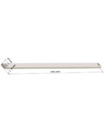 ΦΩΤΙΣΤΙΚΟ ΣΚΑΦΑΚΙ ΑΛΟΥΜΙΝΙΟΥ SLIM 62CM ΓΙΑ ΜΙΑ ‘H ΔΥΟ ΛΑΜΠΕΣ LED Τ8 9W UNIVERSE – 2-U003711