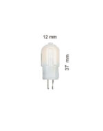 ΛΑΜΠA LED SMD G4 1,5W 3000K 12V AC/DC 100lm UNIVERSE – 2-U003988