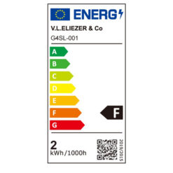 ΛΑΜΠA LED SMD G4 1,5W 3000K 12V AC/DC 100lm UNIVERSE – 2-U003988