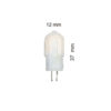 ΛΑΜΠA LED SMD G4 2,5W 3000K 12V AC/DC 220lm UNIVERSE – 2-U003995