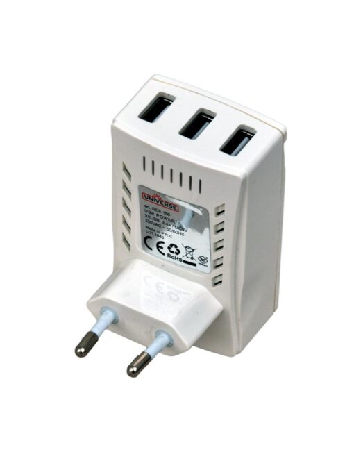 ΑΝΤΑΠΤΟΡ.ΦΟΡΤΙΣΤΗΣ 3ΧUSB 3,4Α – 2-U004831