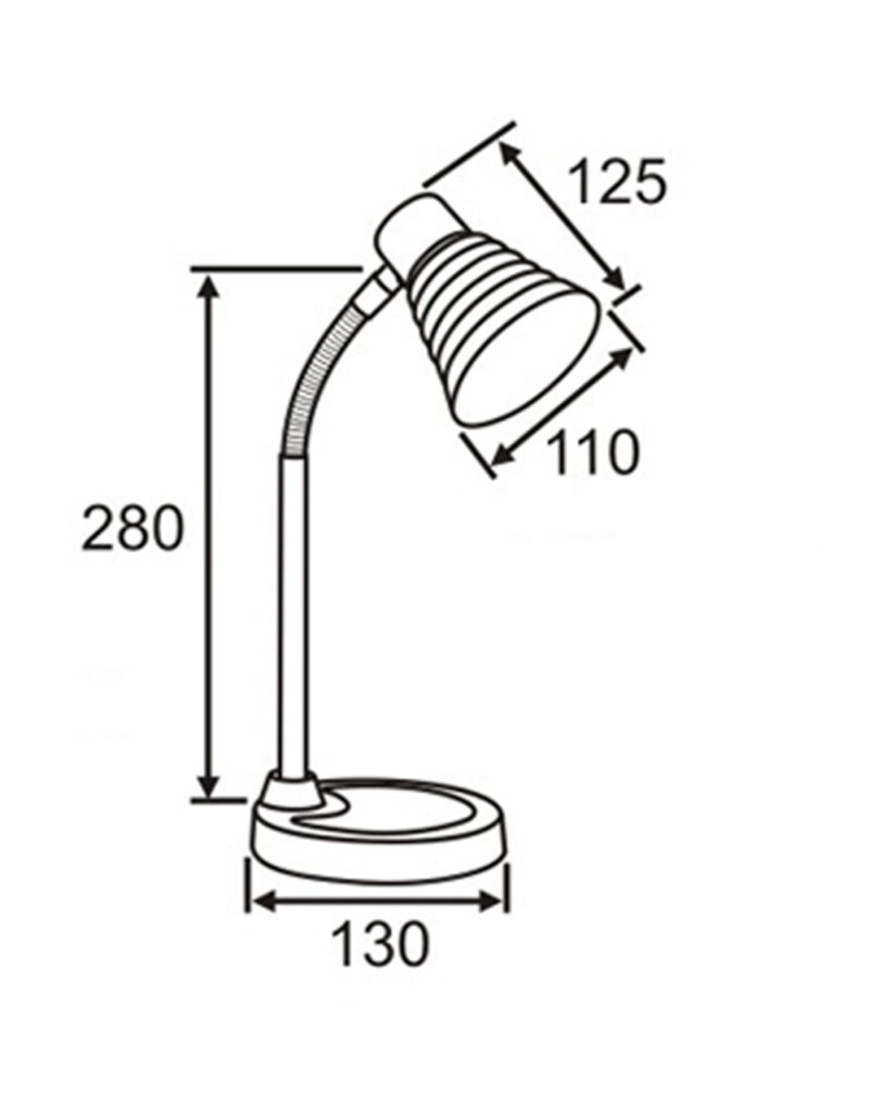ΦΩΤΙΣΤΙΚΟ ΠΟΡΤΑΤΙΦ ΓΡΑΦΕΙΟΥ Ε14 MAX 25W 280x130mm ΑΛΟΥΜΙΝΙΟΥ ΚΙΤΡΙΝΟ UNIVERSE – 2-U004862