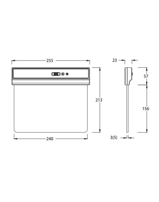 ΦΩΤΙΣΤΙΚΟ LED SMD 2W 6500K 230V ΔΙΠΛΗΣ ΕΝΔΕΙΞΗΣ ΕΠΑΝΑΦΟΡΤΙΖΟΜΕΝΟ ΚΑΙ 4 ΑΥΤΟΚΟΛΛΗΤΑ ΜΕ ΜΠΑΤΑΡΙΑ Li-ion UNIVERSE – 2-U005302
