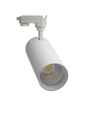 ΦΩΤΙΣΤΙΚΟ ΣΠΟΤ ΡΑΓΑΣ 20W 4000K 1800lm 38° ΛΕΥΚΟ ΜΕ 3Φ ΑΝΤΑΠΤΟΡΑ UNIVERSE – 2-U006514