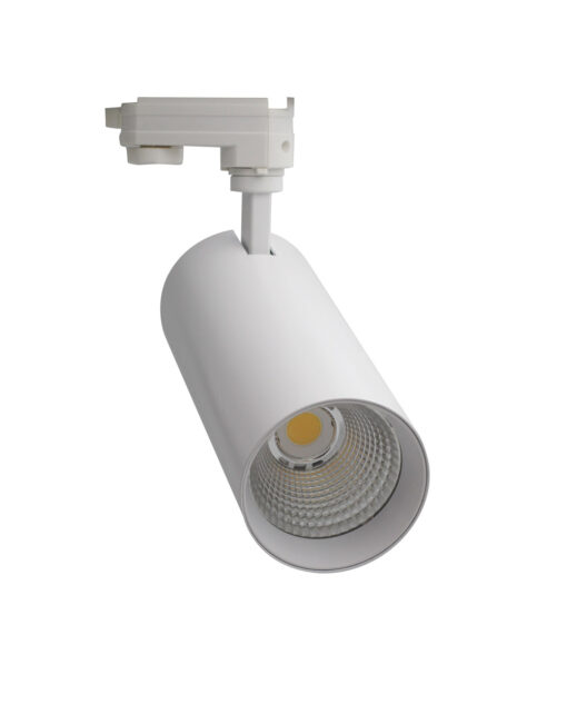 ΦΩΤΙΣΤΙΚΟ ΣΠΟΤ ΡΑΓΑΣ 20W 4000K 1800lm 38° ΛΕΥΚΟ ΜΕ 3Φ ΑΝΤΑΠΤΟΡΑ UNIVERSE – 2-U006514