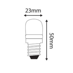 ΛΑΜΠΑ LED SMD ΨΥΓΕΙΟΥ 2W E14 4000K 220-240V 200lm UNIVERSE – 2-U006965