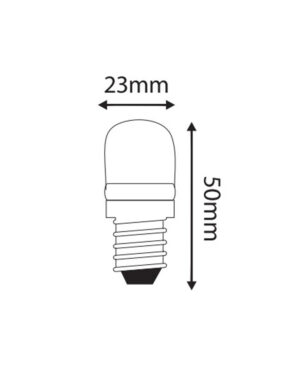 ΛΑΜΠΑ LED SMD ΨΥΓΕΙΟΥ 2W E14 4000K 220-240V 200lm UNIVERSE – 2-U006965