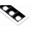 ΦΩΤΙΣΤΙΚΟ ΧΩΝΕΥΤΟ LED 147x45mm 10W 3000K 1000lm 45° AC220-240V ΛΕΥΚΟ ΜΕ ΜΑΥΡΟ ΑΝΑΚΛΑΣΤΗΡΑ UNIVERSE – 2-U008730