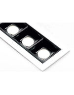 ΦΩΤΙΣΤΙΚΟ ΧΩΝΕΥΤΟ LED 147x45mm 10W 3000K 1000lm 45° AC220-240V ΛΕΥΚΟ ΜΕ ΜΑΥΡΟ ΑΝΑΚΛΑΣΤΗΡΑ UNIVERSE – 2-U008730