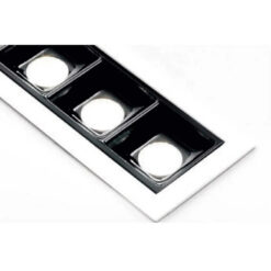 ΦΩΤΙΣΤΙΚΟ ΧΩΝΕΥΤΟ LED 147x45mm 10W 3000K 1000lm 45° AC220-240V ΛΕΥΚΟ ΜΕ ΜΑΥΡΟ ΑΝΑΚΛΑΣΤΗΡΑ UNIVERSE – 2-U008730
